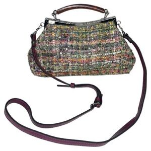 Patricia Nash Kelmscott Sequin Bouclé Tweed Bag